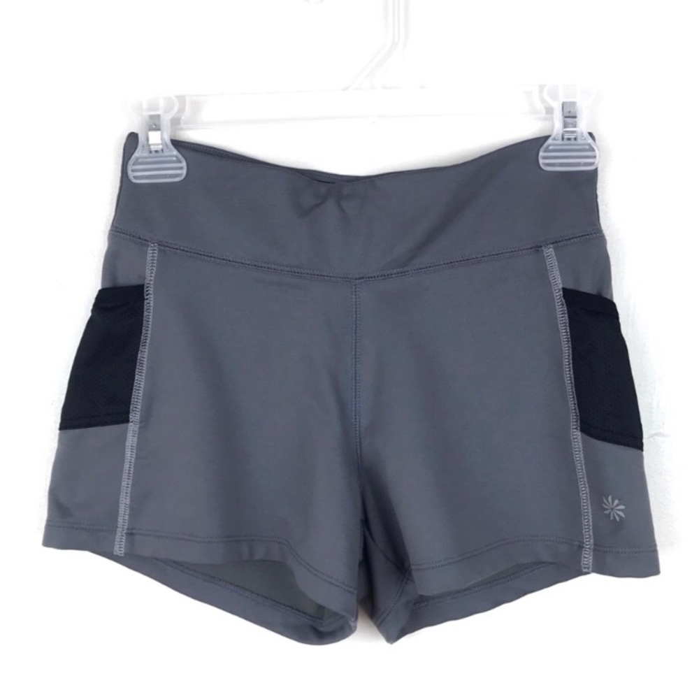 Athleta | Grey & Black Gym Shorts S